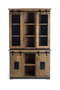 GINER Y COLOMER Armario de madera de mango y metal con 4 puertas correderas
